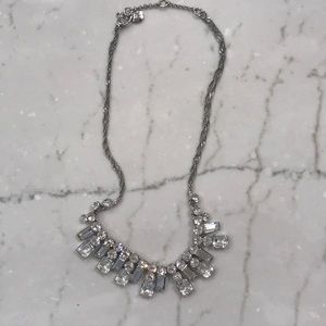Faux diamond necklace